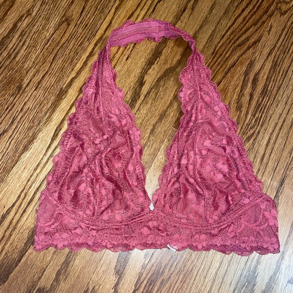 NWOT Free People Red Bralette